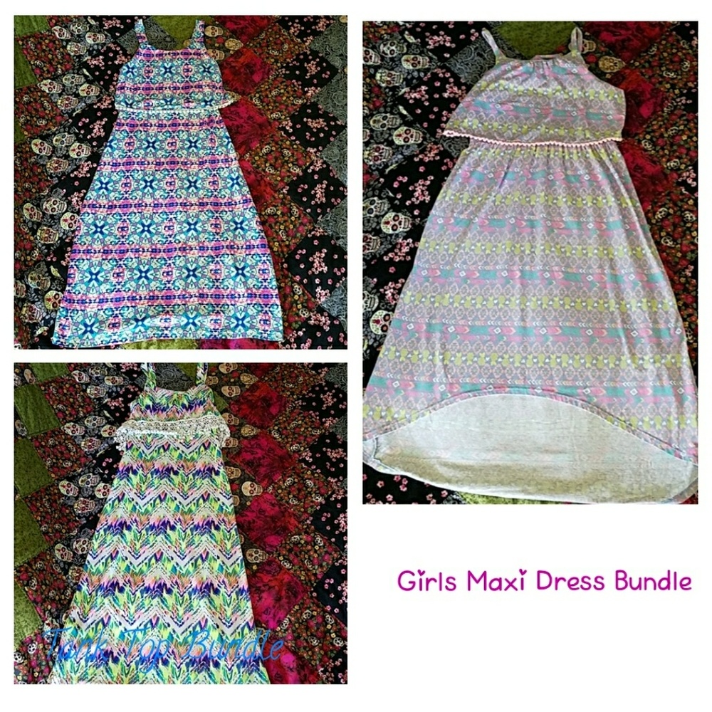 Girls size 6x Maxi Dress Bundle